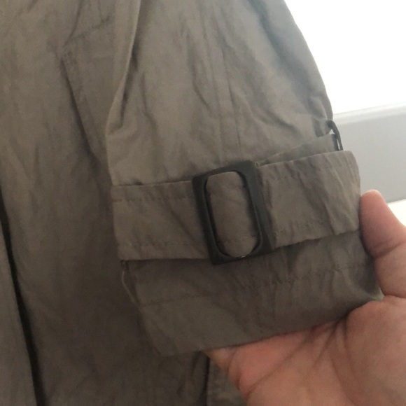 Esprit collection, Us8, crash-look Trenchcoat& belt& shoulder straps, well made - Picture 7 of 10